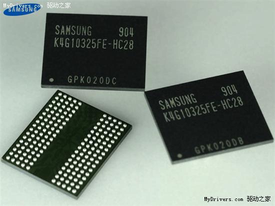 三星宣布量產50nm GDDR5顯存