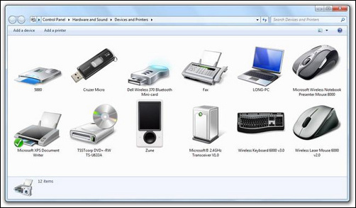 Windows 7設備高清多圖標